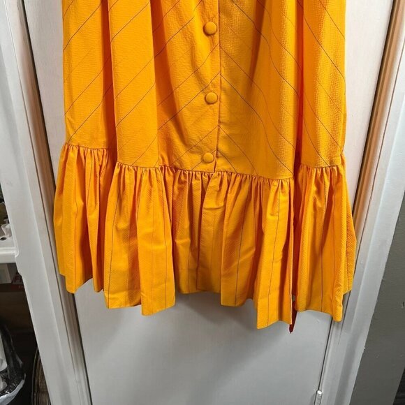 Sachin & Babi Reece Skirt in Mango orange colorful vibrant full skirt size 10 - Picture 7 of 12